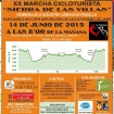 XX MARCHA CICLOTURISTA SIERRA DE LAS VILLAS