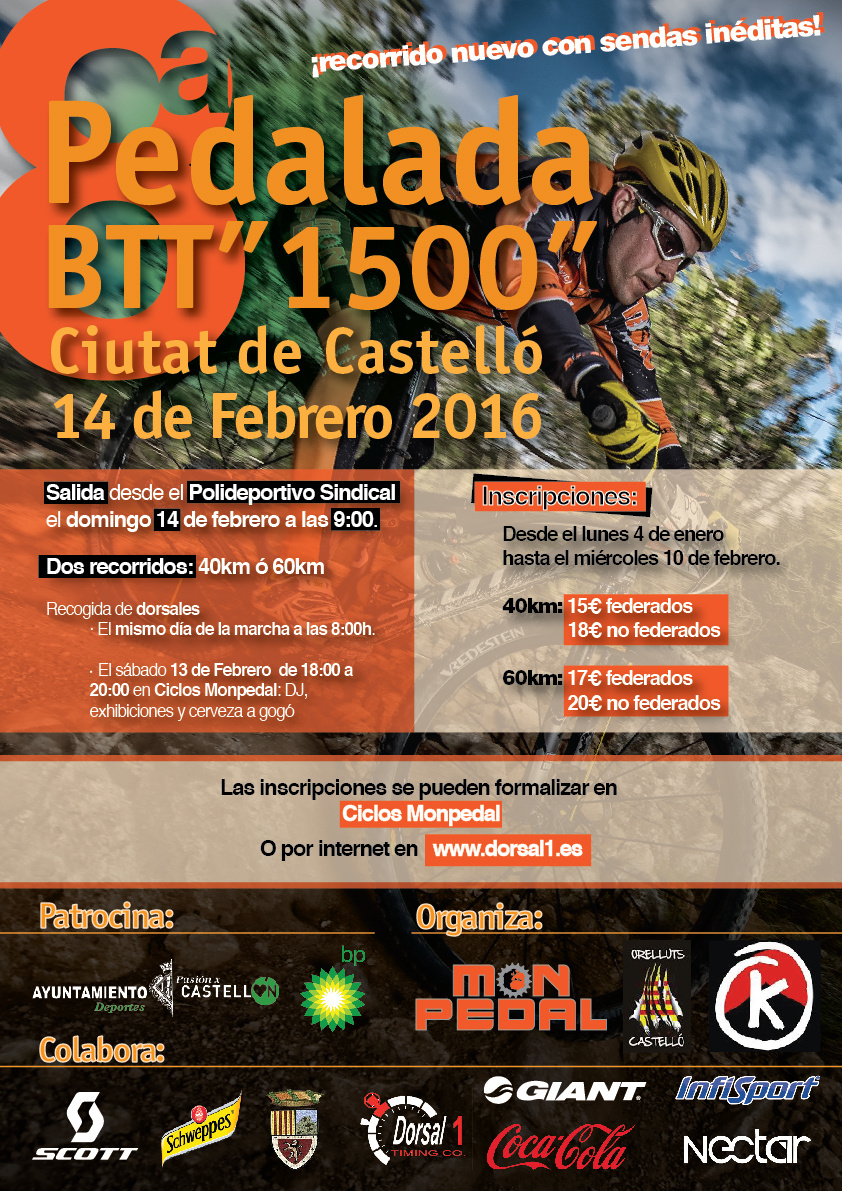 8ª PEDALADA BTT CIUTAT DE CASTELLÓ